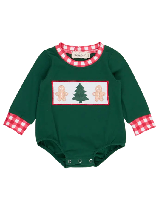 Evergreen Smocked Bubble