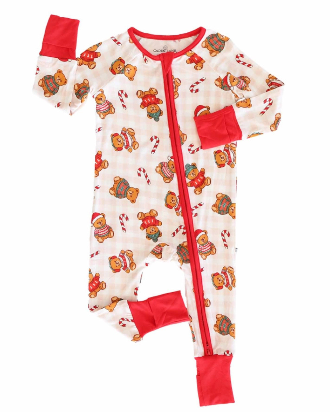 Beary Christmas Convertible Zip Romper