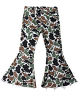 Load image into Gallery viewer, Girls Camouflage Flare Jeans
