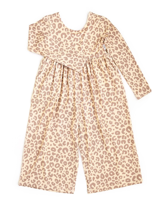 Amari Leopard Wide Leg Romper