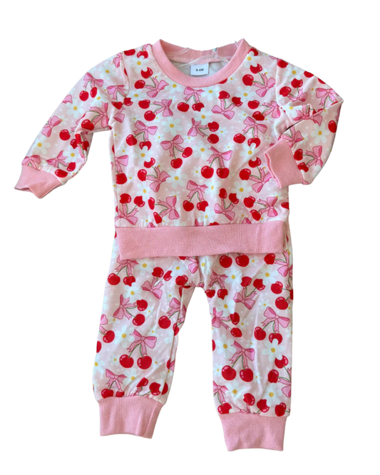 Pink Cherry Lounge Set