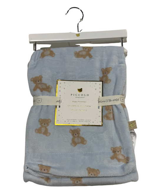 Bear Printed Plush Blanket