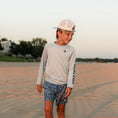 Load image into Gallery viewer, Burlebo Blue Jumbo Mallard Swim Trunks
