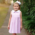 Load image into Gallery viewer, Charlotte Sleeveless Dress- Light Pink Stripe
