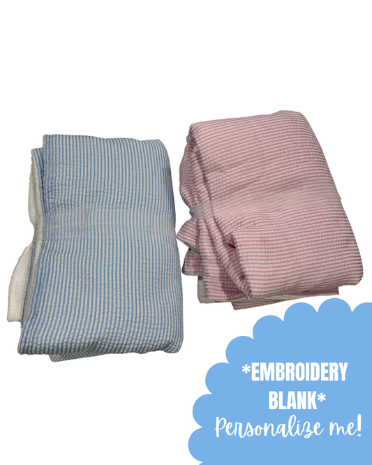 Seersucker Beach Towel