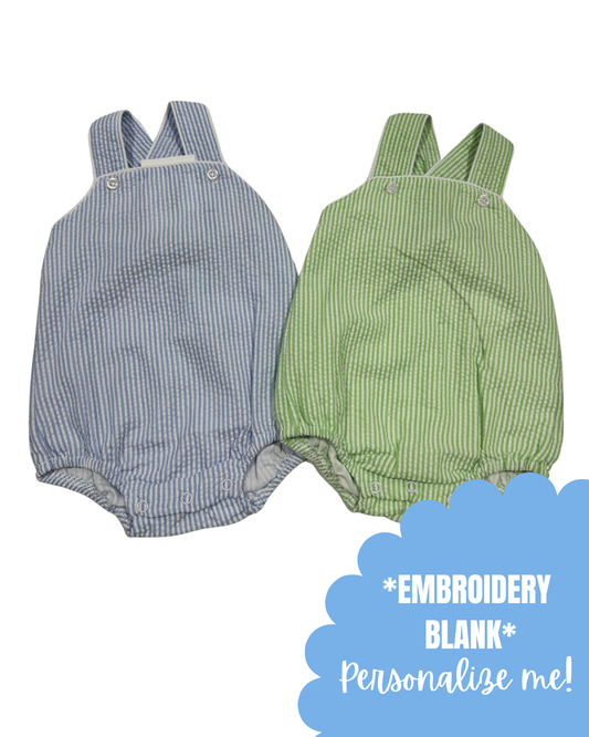 Seersucker Sunsuit Bubble