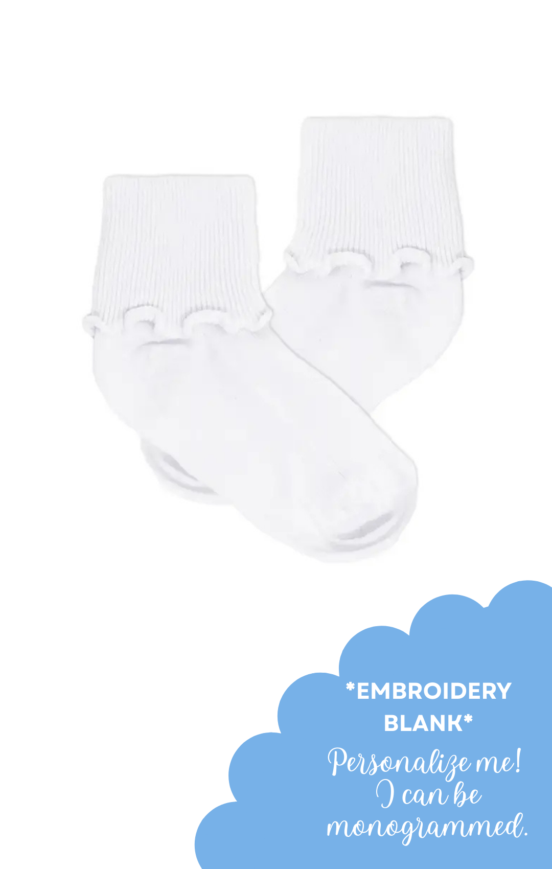 White Ripple Socks