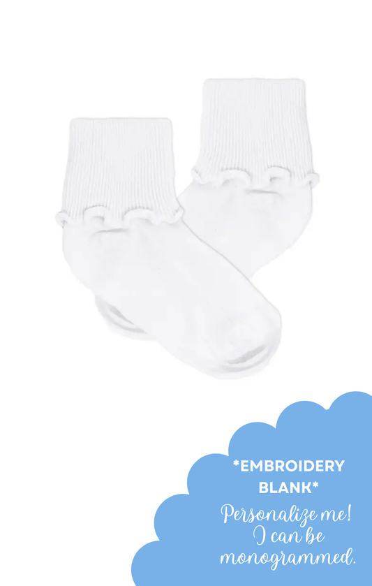 White Ripple Socks