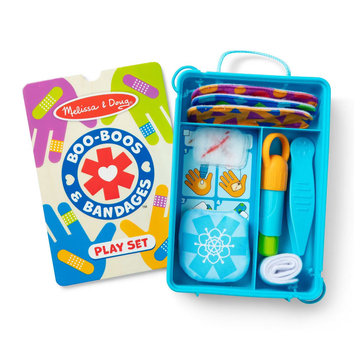Boo-Boos & Bandages Reusable First Aid Pretend Play Set