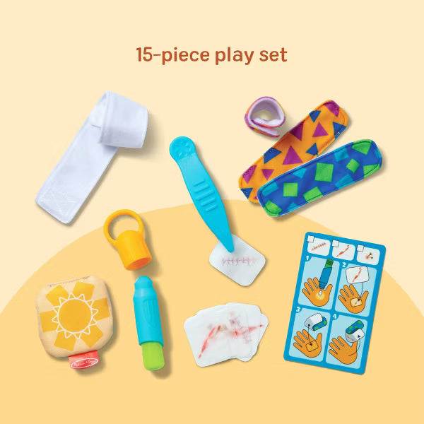 Boo-Boos & Bandages Reusable First Aid Pretend Play Set