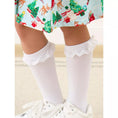 Load image into Gallery viewer, 3-Pack Lace Ruffle Bow Knee High Socks
