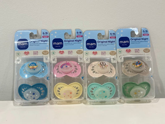 Mam Original Night 6-16 Months 2-Pack