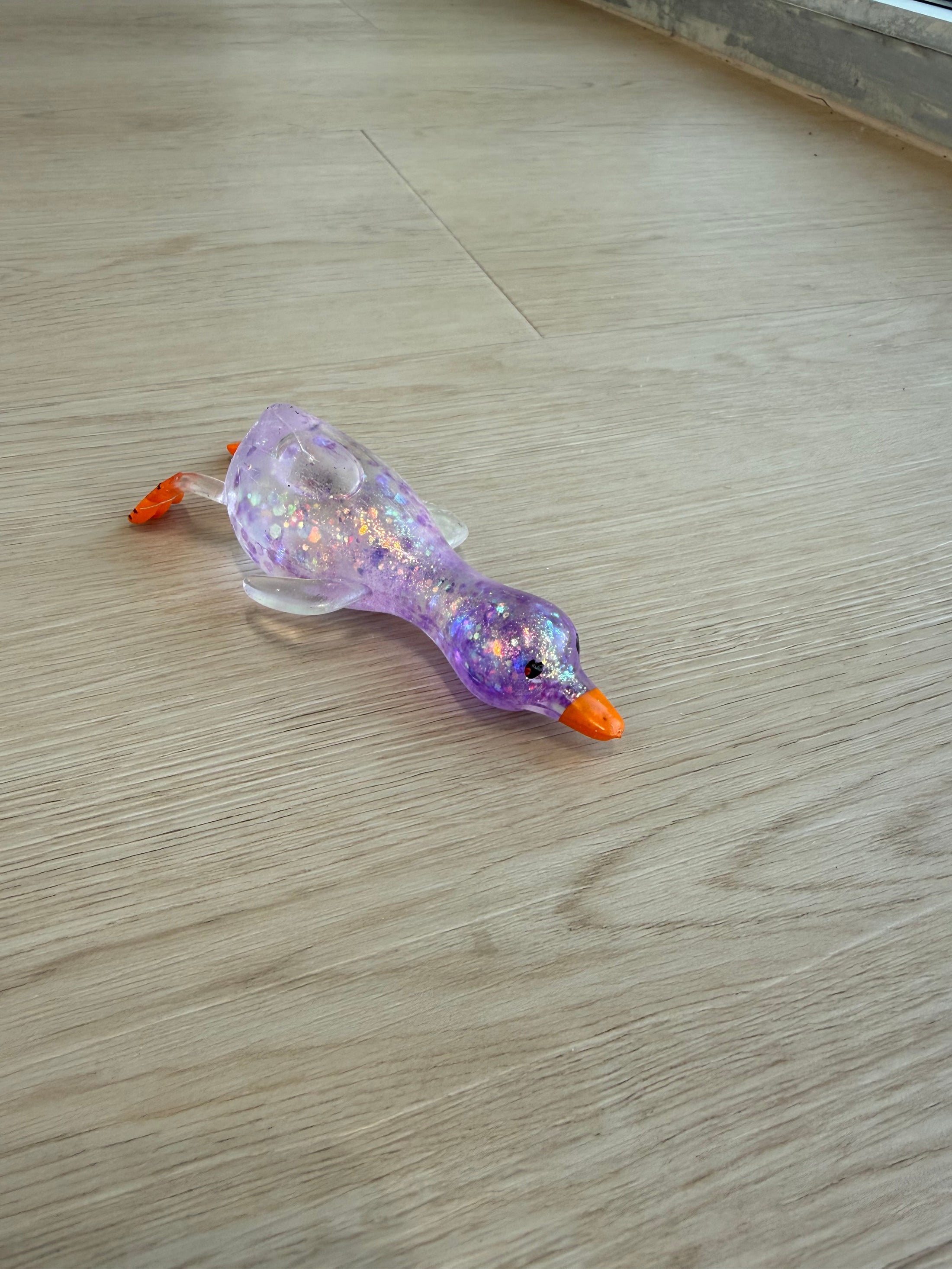 Cartoon Sequin Duck Squishy