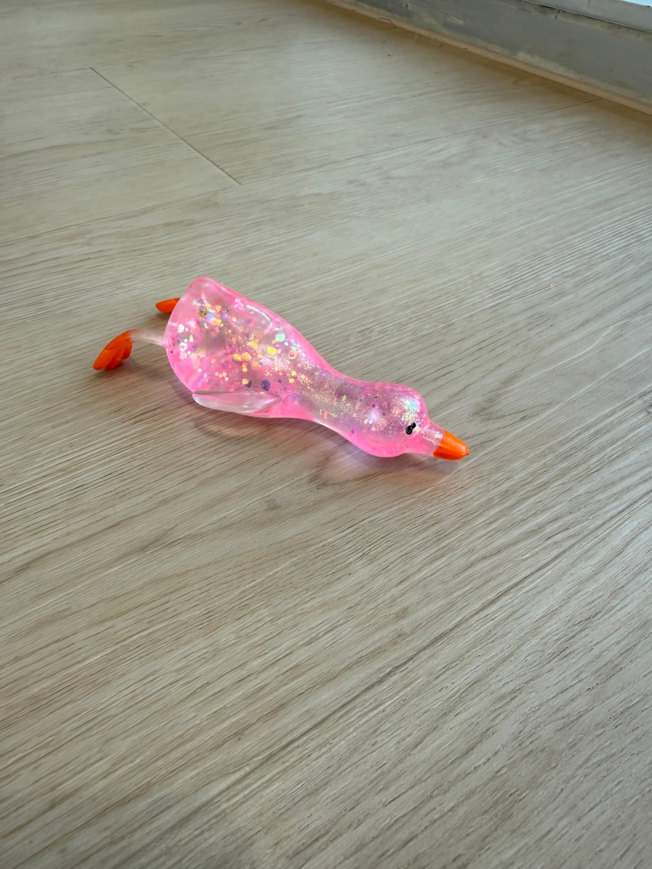 Cartoon Sequin Duck Squishy