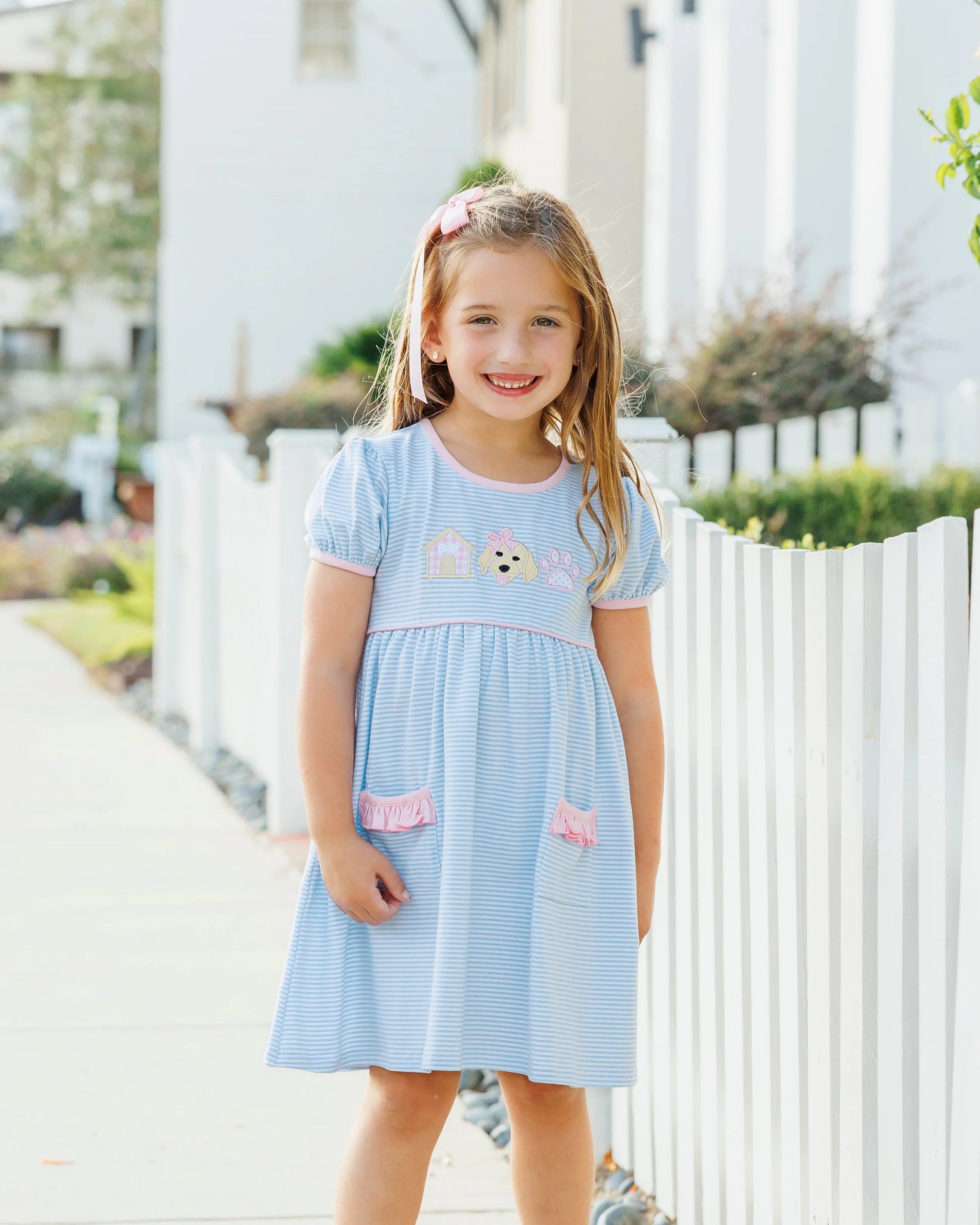 Pups & Paws Ruffle Pocket Dress