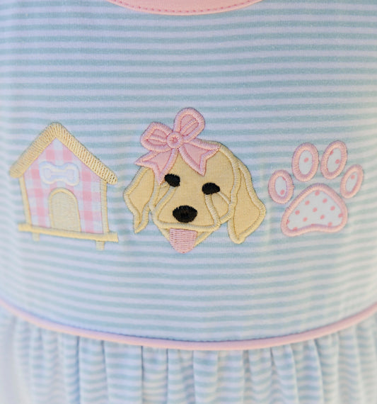 Pups & Paws Ruffle Pocket Dress