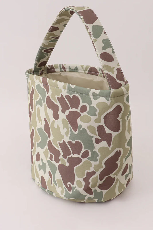 Green Camouflage Basket