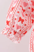 Load image into Gallery viewer, Heart & Bow Smocked Bubble
