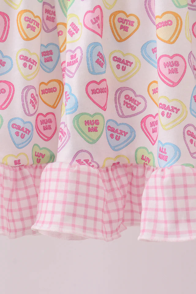 Sweetheart Candy Ruffle Pants Set