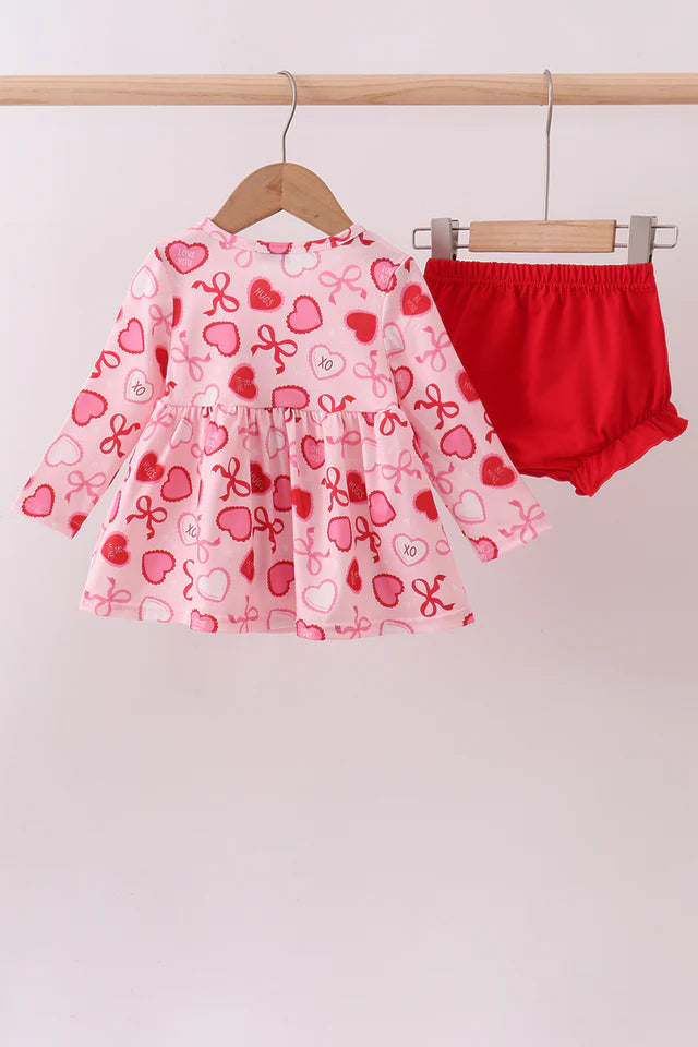 Bow Print Bloomer Set