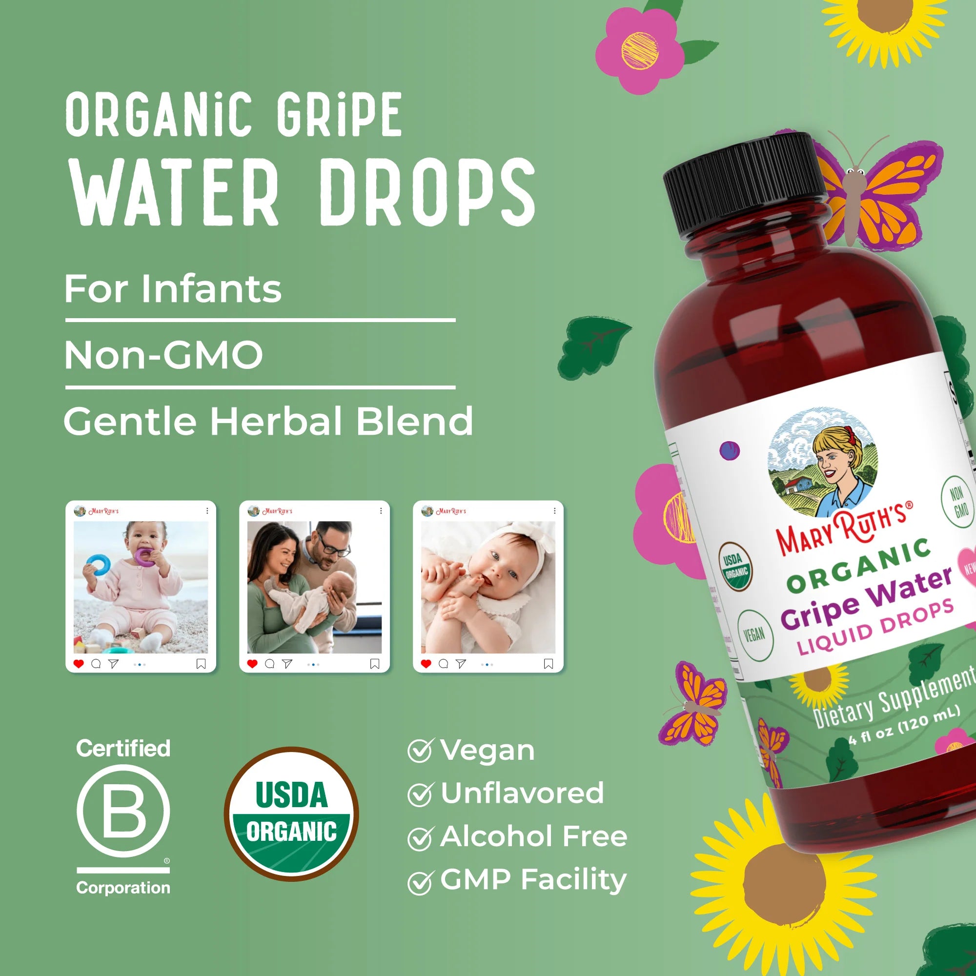 Mary Ruth's Organic Gripe Water Liquid Drops