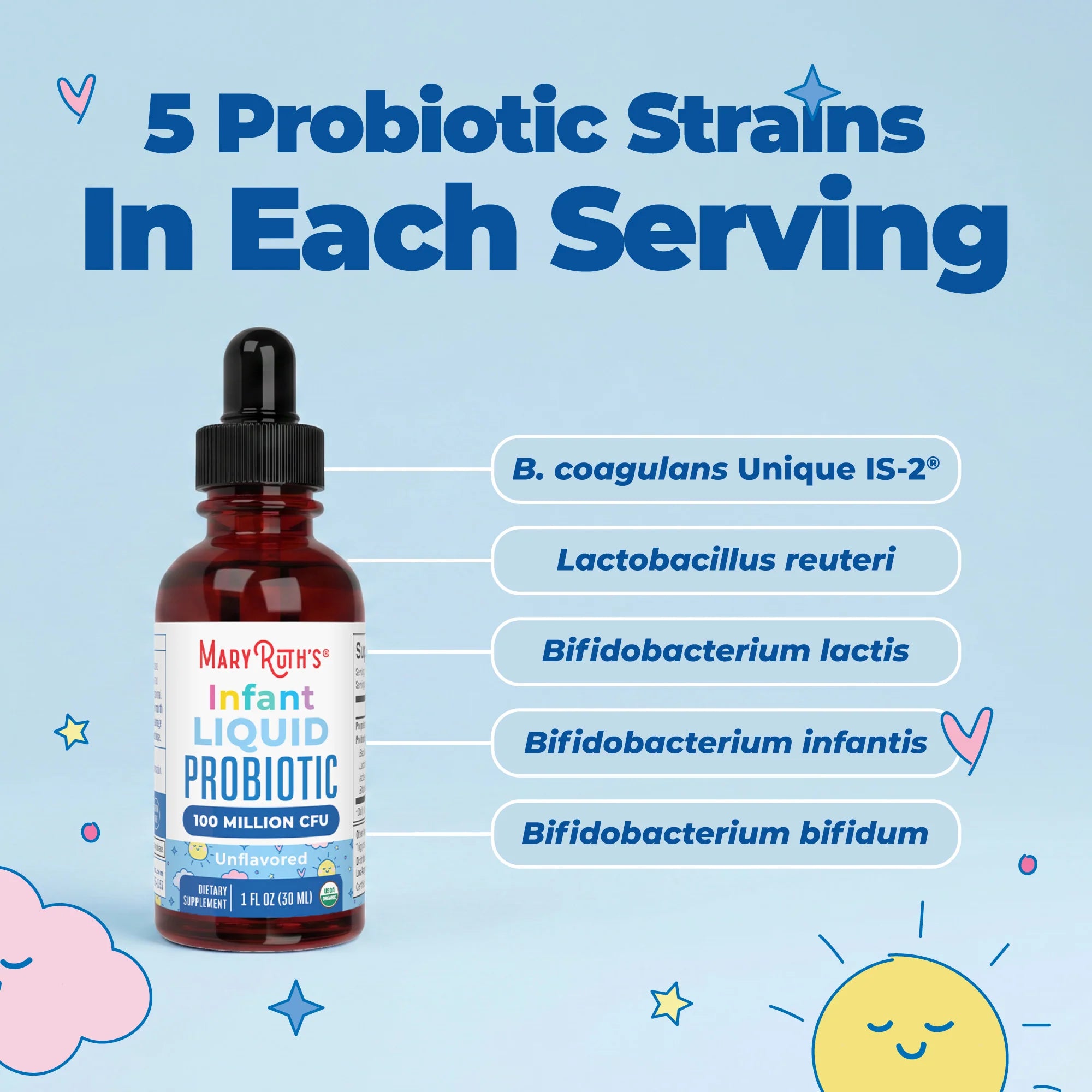 Mary Ruth's Organic Infant Probiotic Liquid Drops
