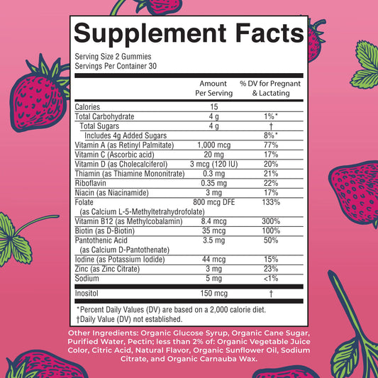 Mary Ruth's Organic Prenatal & Postnatal Multivitamin Gummies