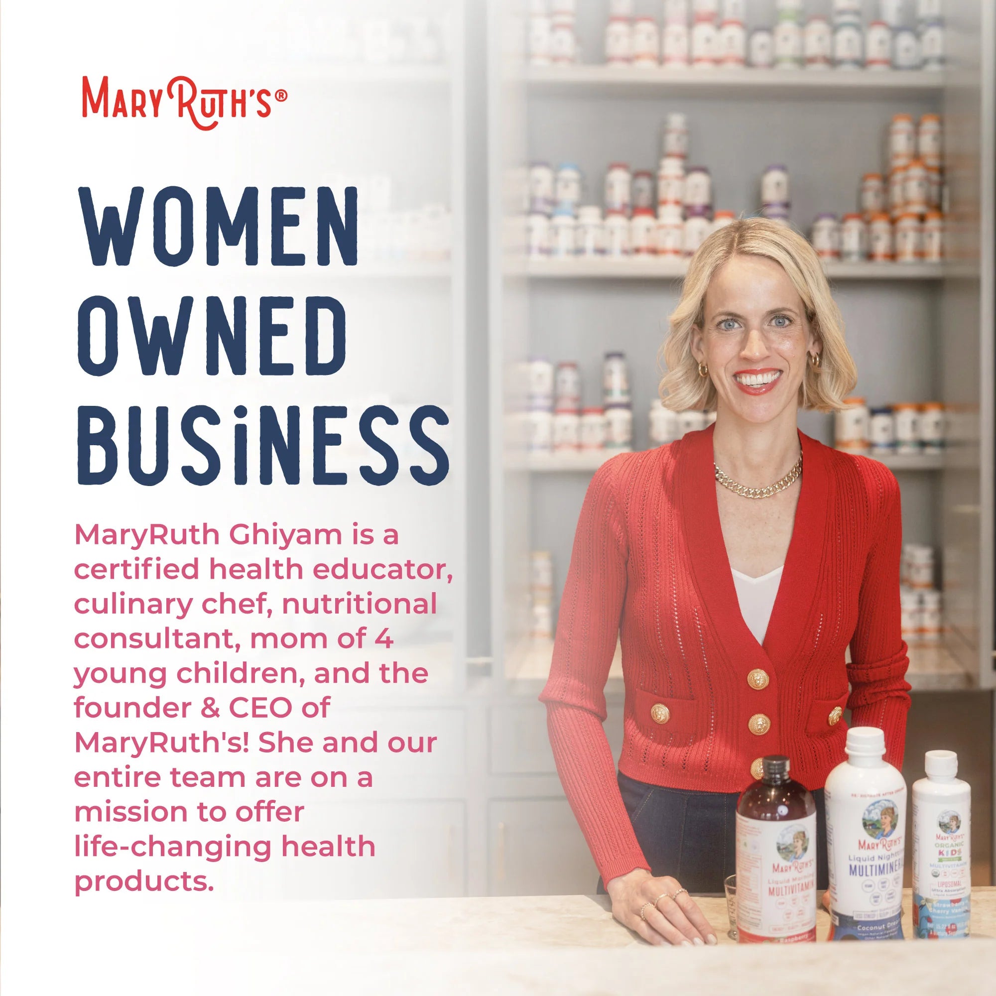 Mary Ruth's Organic Prenatal & Postnatal Multivitamin Gummies