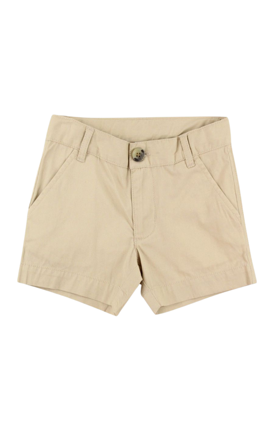 Khaki Stretch Chino Shorts