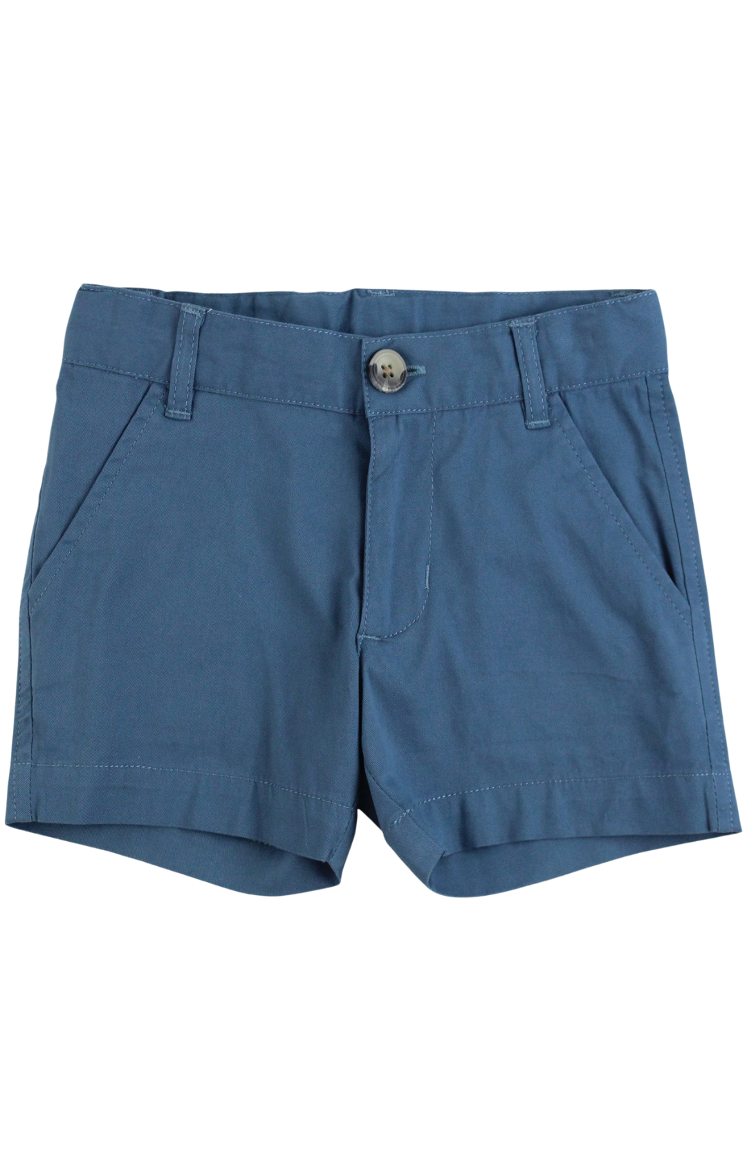 Indigo Stretch Chino Shorts