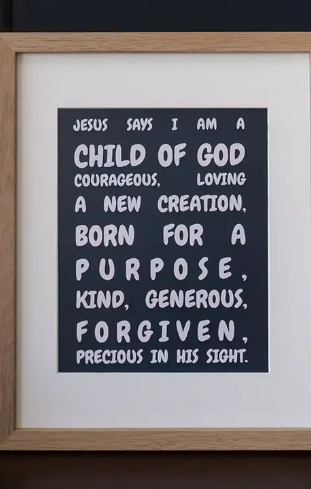 Jesus Says I Am Print