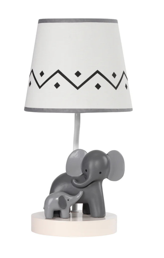 Me & Mama Elephant Nursery Lamp By Lambs & Ivy