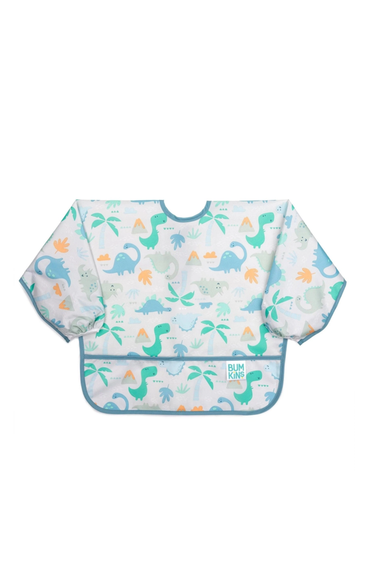Sleeved Bib- Dinosaurs
