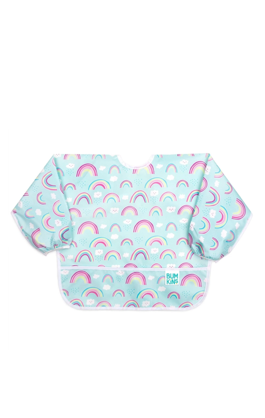 Sleeved Bib- Rainbows