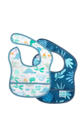Load image into Gallery viewer, Starter Bib - Dino & Blue Tropic 2 Pack

