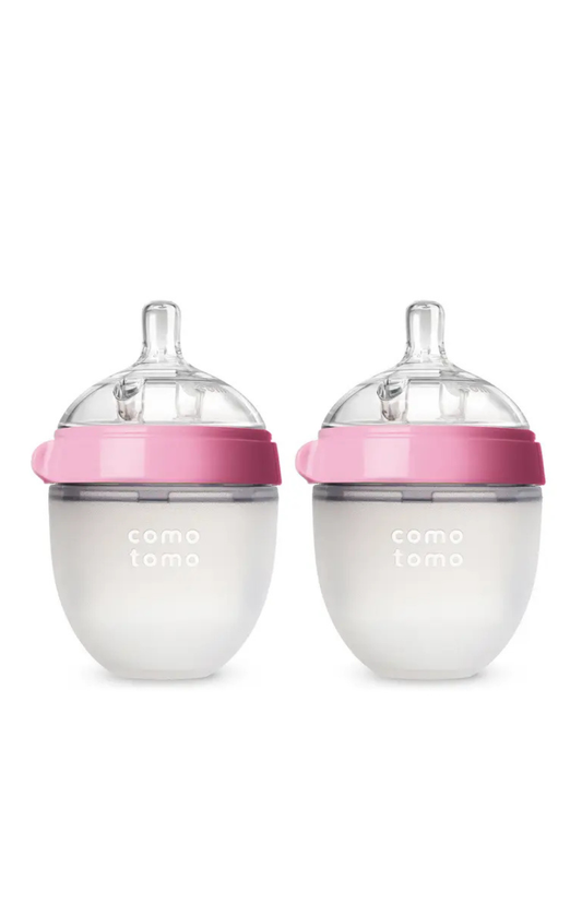 Baby Bottle Double Pack - 5 oz - Pink