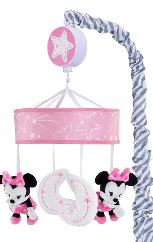 Minnie Mouse Musical Crib Mobile By Lambs & Ivy