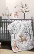 Load image into Gallery viewer, Deer Park Woodland 3 Pc Nursery Bedding Set By Bedtime Originals
