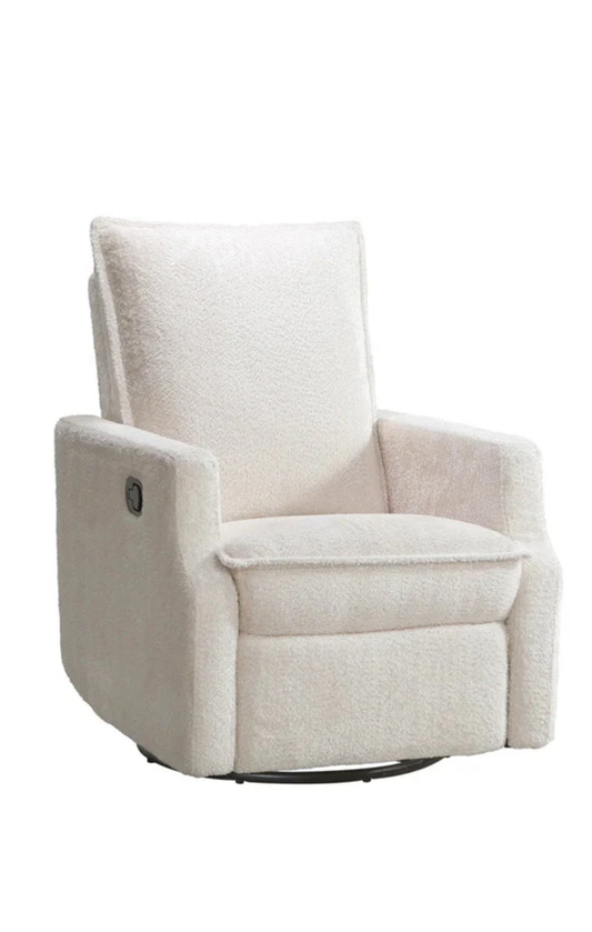 Arlen Recliner- Ivory Chenille