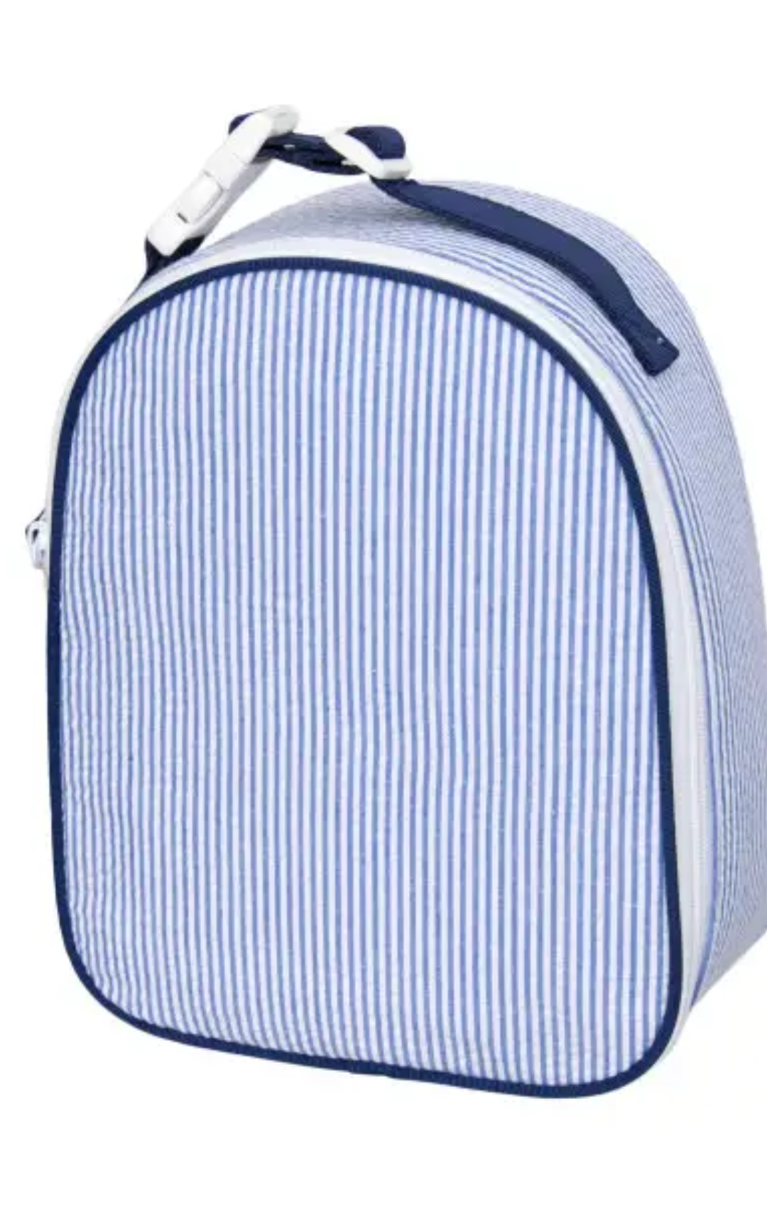 Navy Seersucker Stripe Lunchbox
