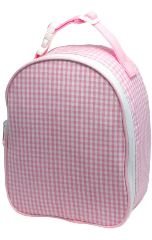 Pink Gingham Lunchbox