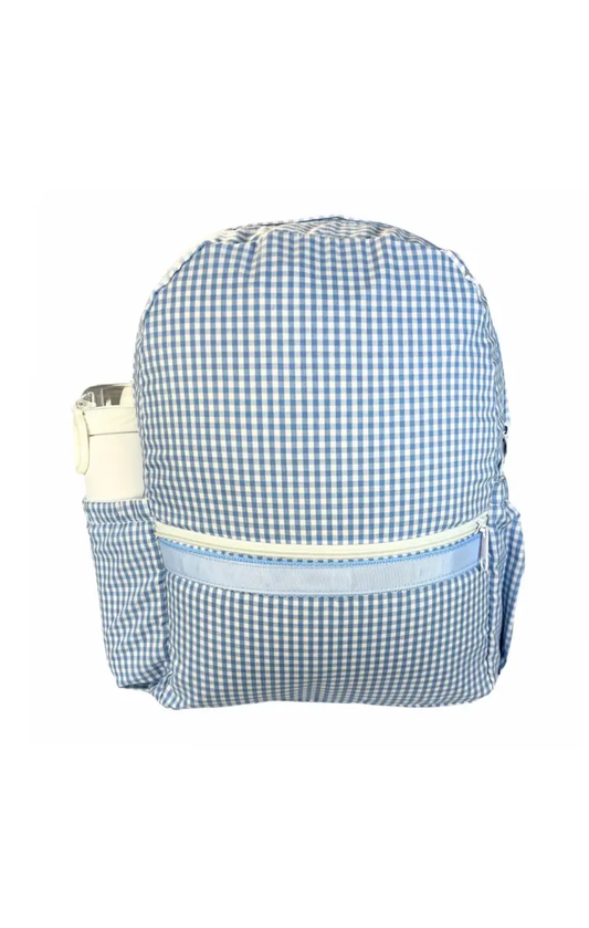 Baby Blue Bingham Backpack