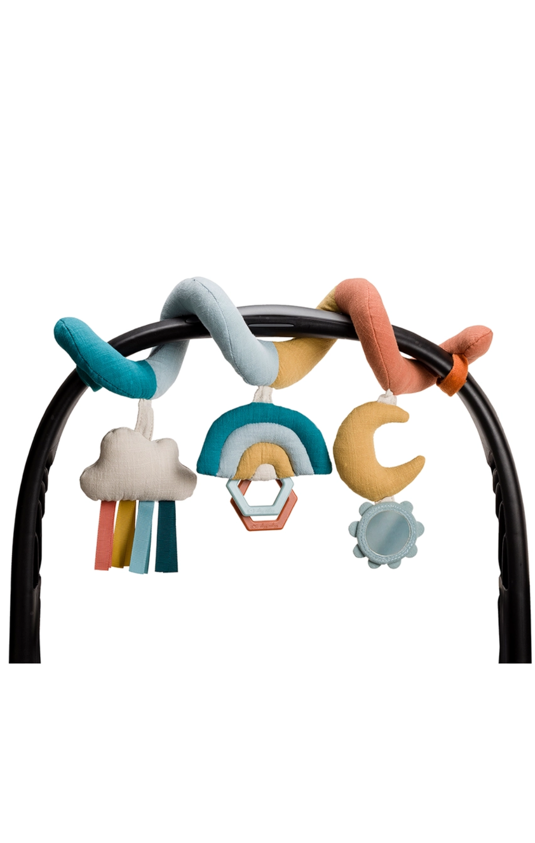 Bitzy Spiral Car Activity Toy- Rainbow By Itzy Ritzy