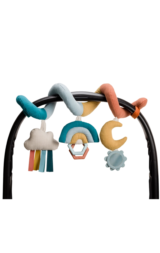 Bitzy Spiral Car Activity Toy- Rainbow By Itzy Ritzy
