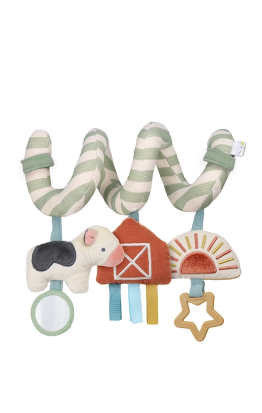 Itzy Bitzy Spiral Car Seat Activity Toy- Farm By Itzy Ritzy