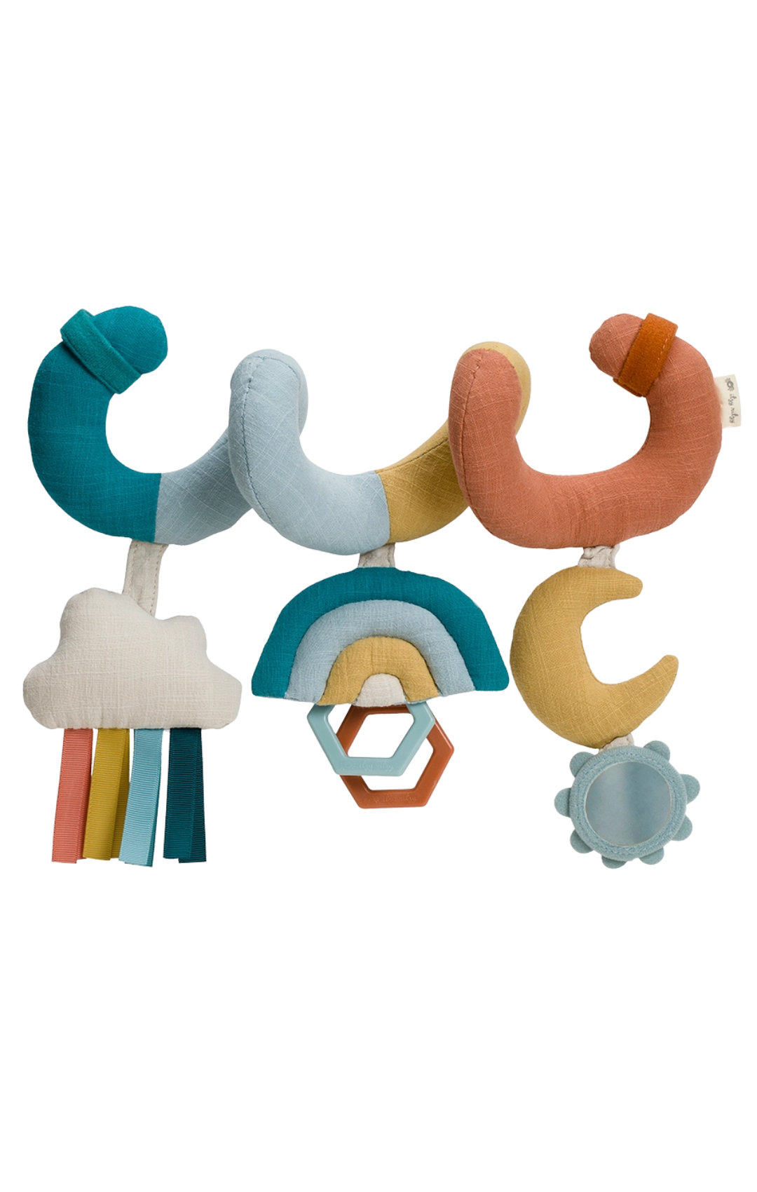 Itzy Bitzy Spiral Car Seat Activity - Rainbow