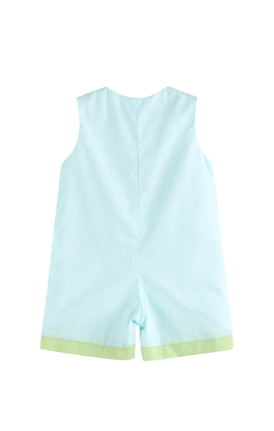 Blue Baby Turtles Shortalls