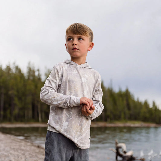 Youth Performance Hoodie- Drifter Camo