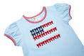 Load image into Gallery viewer, Red, White, and Bows Scallop Shorts Set
