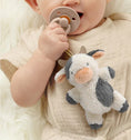 Load image into Gallery viewer, Bitzy Pal Natural Rubber & Plush - Cow
